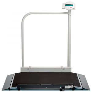 seca 676 Báscula para silla de ruedas con transmisión inalámbrica