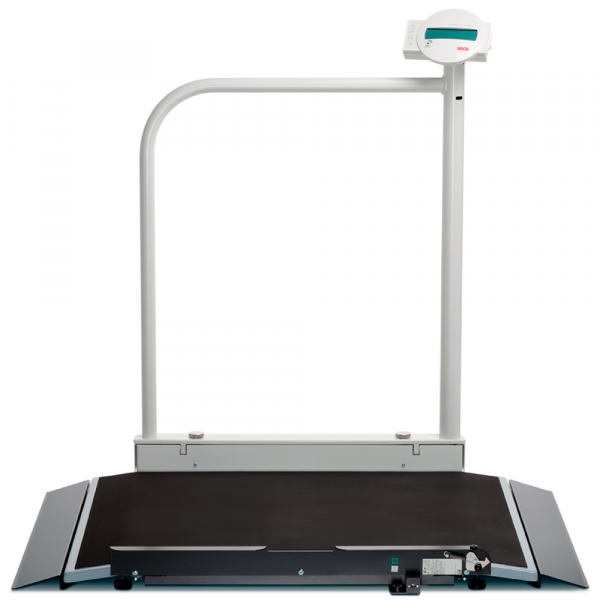 seca 676 Báscula para silla de ruedas con transmisión inalámbrica